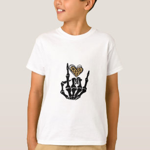Camiseta Skeleton Heart Hands Classic