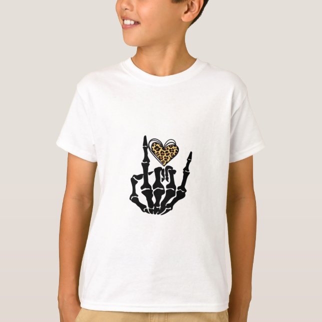 Camiseta Skeleton Heart Hands Classic (Anverso)