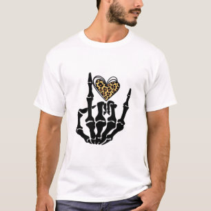 Camiseta Skeleton Heart Hands Classic