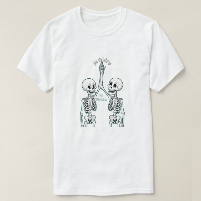 Camiseta Skeleton High-Five (Diseño del anverso)