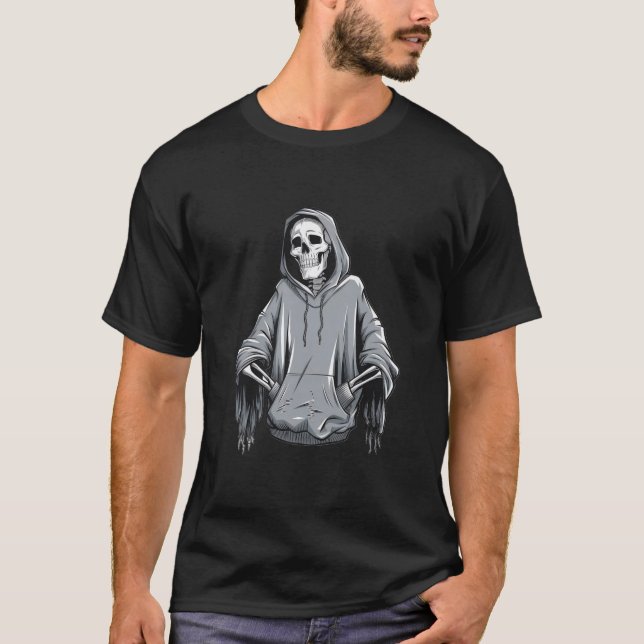 Camiseta Skeleton Hoodie Guay Trend (Anverso)