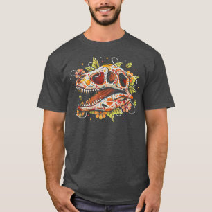 Camiseta Skeleton Huesos de Dino paleontólogo Fossil Dinosa