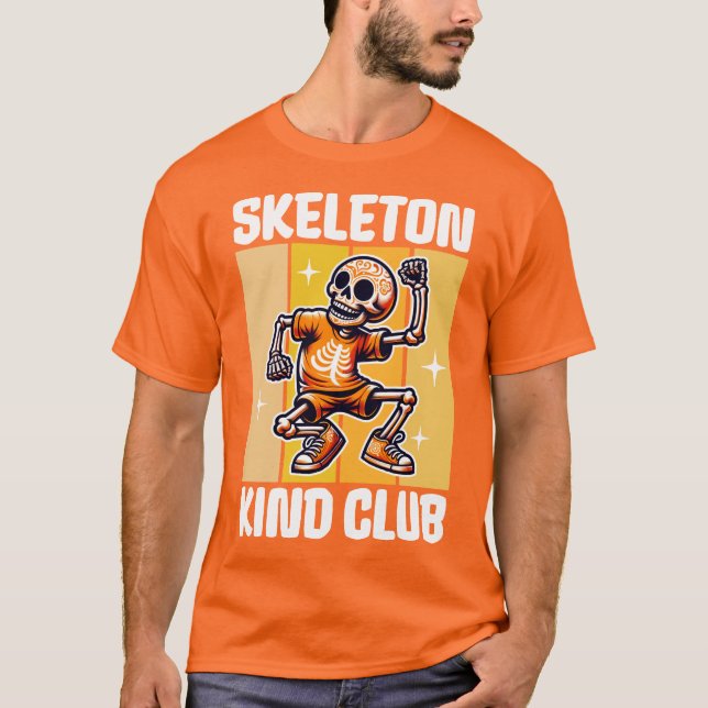 Camiseta Skeleton Kind Club (Anverso)