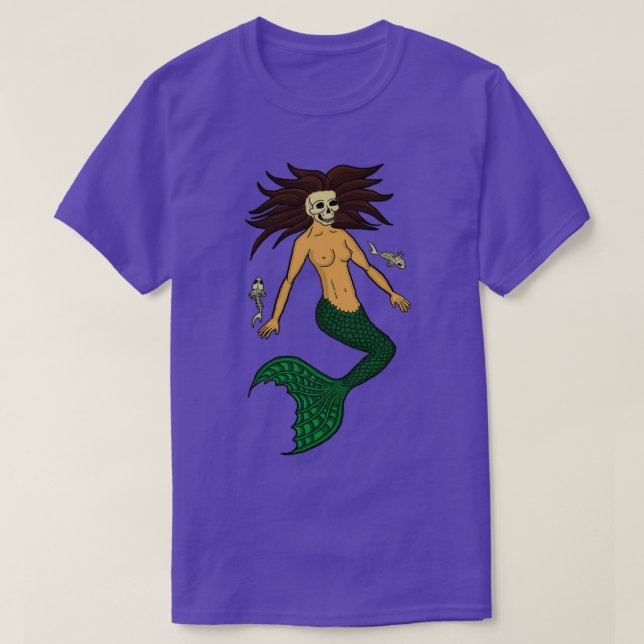 Camiseta Skeleton Mermaid 7 (Diseño del anverso)