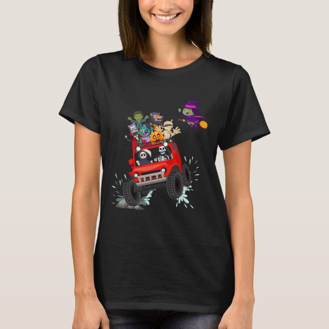 Camiseta Skeleton Mummy Vampire Zombie Monstruo (Anverso)