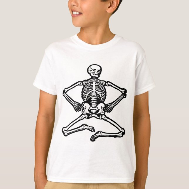 Camiseta Skeleton negro (Anverso)