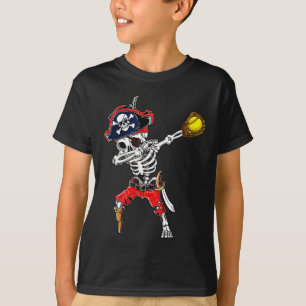 Camiseta Skeleton Pirate &amp; costo de Halloween de la pel