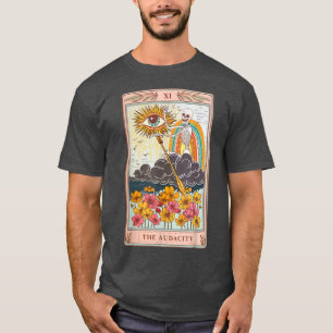 Camiseta Skeleton Retro En Nube El Audacity Tarot Car