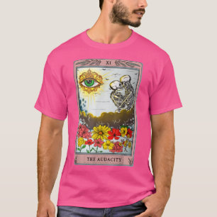 Camiseta Skeleton Retro En Nube El Audacity Tarot Car