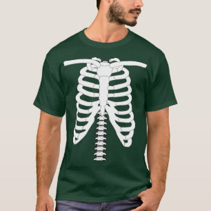Camiseta Skeleton Rib Cage Halloween Costume