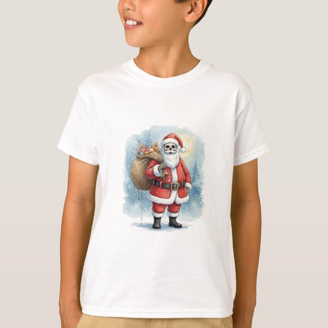 Camiseta Skeleton Santa Claus (Anverso)