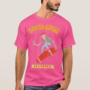 Camiseta Skeleton Skateboard Skateboarding Santa Cruz Calib