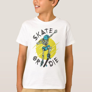 Camiseta Skeleton Skateboarder