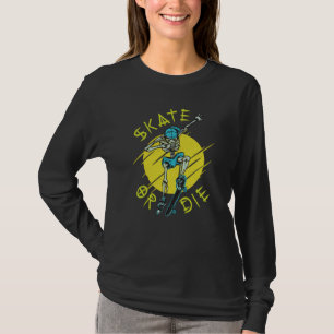 Camiseta Skeleton Skateboarder