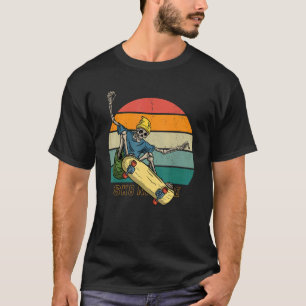 Camiseta Skeleton Skateboarding Lazy Skatepark Skeleton Ska