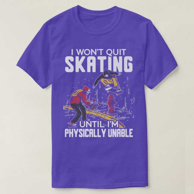 Camiseta Skeleton Skater Spooky Personalizado  (Diseño del anverso)