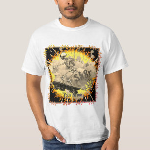 Camiseta Skeleton Skater T-Shirt