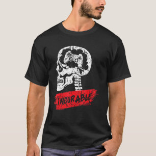 Camiseta Skeleton Skeleton Gaming Controller Funny Hallowee