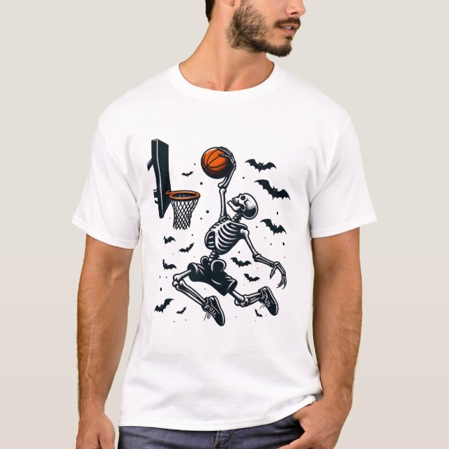 Camiseta Skeleton Skeleton Halloween Skeleton (Anverso)