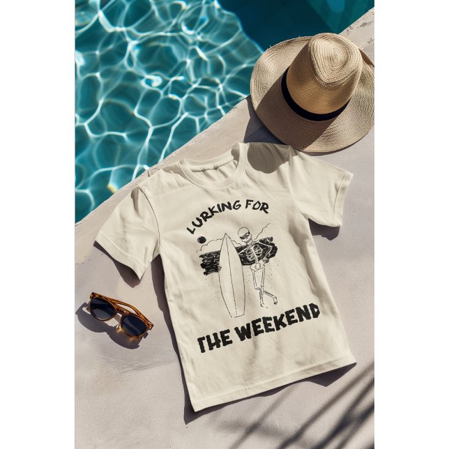 Camiseta Skeleton Skeleton Surfboard Skater / Beachwear (Subido por el creador)