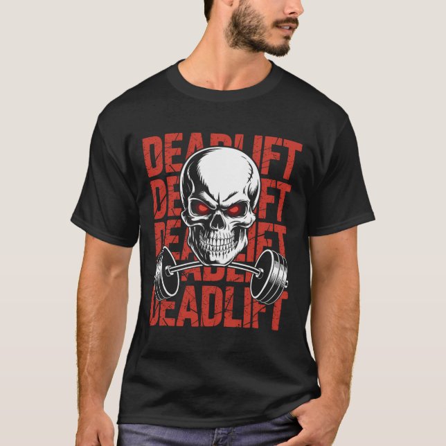 Camiseta Skeleton Skeletout de elevación-final de la salida (Anverso)
