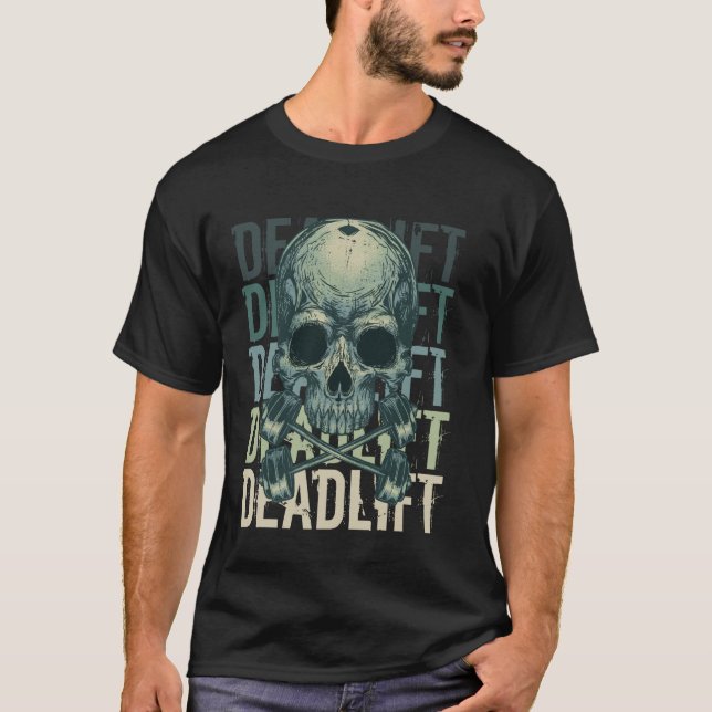 Camiseta Skeleton Skeletout de elevación-final de la salida (Anverso)