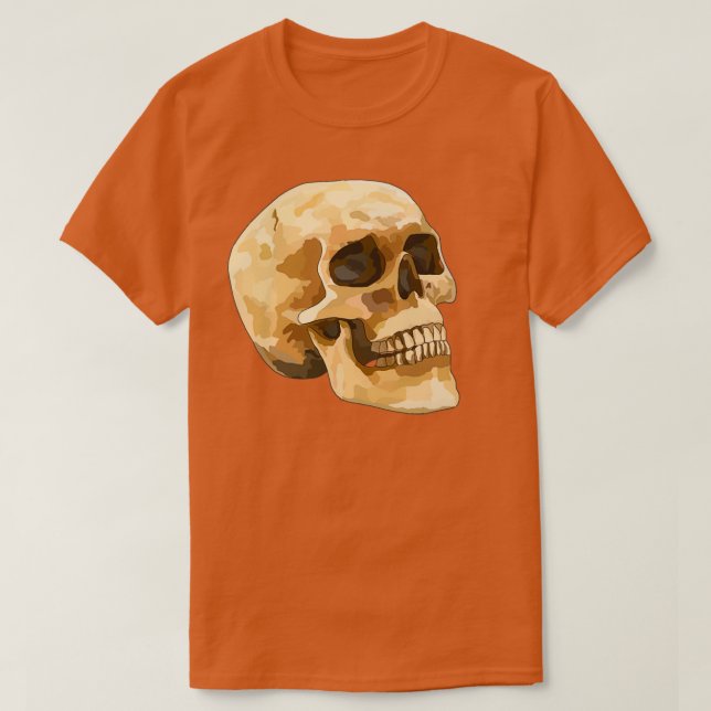 Camiseta Skeleton Skull (Diseño del anverso)