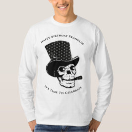 Camiseta Skeleton Skull Happy Birthday Fun personalizado