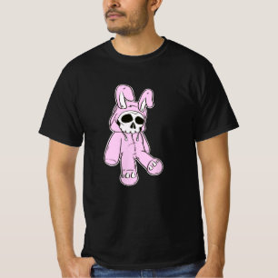 Camiseta Skeleton Skull Pink Deare Costume Rabbit Bunny