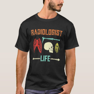 Camiseta Skeleton Skull, técnico de radiografía de vida