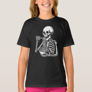 Camiseta Skeleton Slurping Noodles