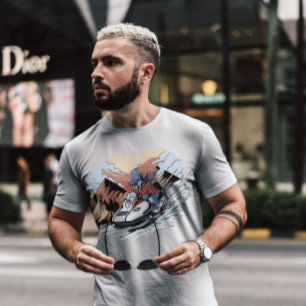 Camiseta Skeleton Snowmobile