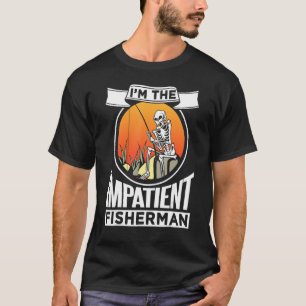 Camiseta Skeleton Soy El Impaciente Hobb Pescador