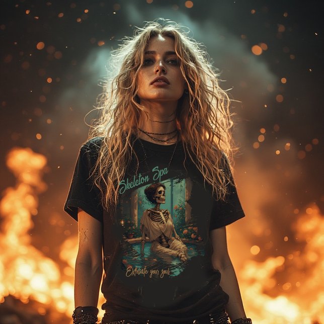 Camiseta Skeleton Spa – Exfoliate Your Soul | Funny (Subido por el creador)