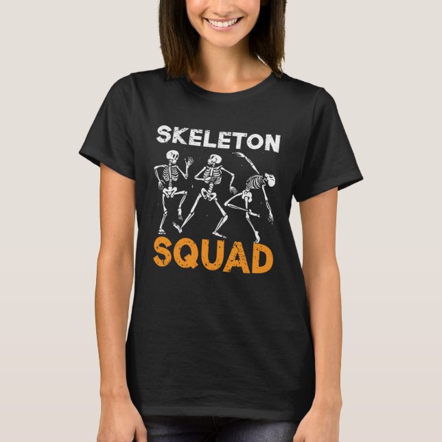 Camiseta Skeleton Squad Rad Tech Radiology Radiographer Rad (Anverso)