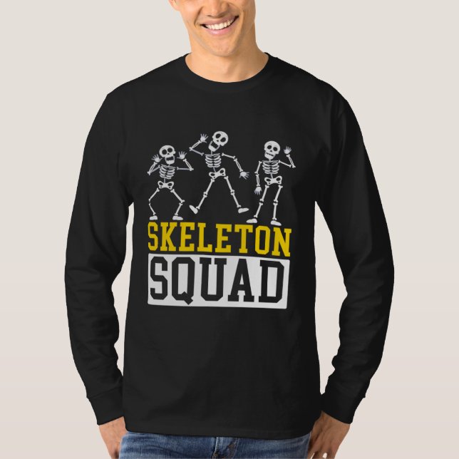 Camiseta Skeleton Squad Rad Tech Radiology Radiographer Rad (Anverso)