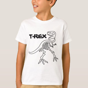 Camiseta Skeleton T-rex