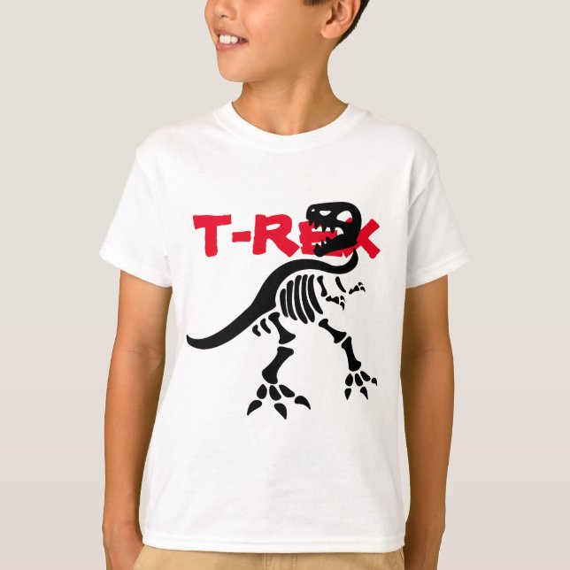 Camiseta Skeleton T-rex (Anverso)