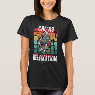 Camiseta Skeleton Tropical Vibes