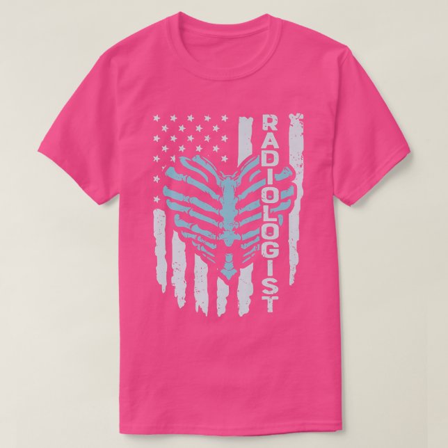 Camiseta Skeleton Xray Tech Radiology Technist American R (Diseño del anverso)