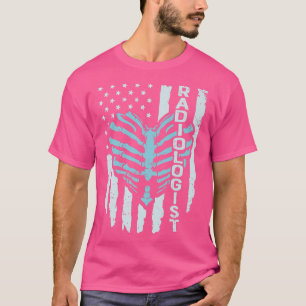 Camiseta Skeleton Xray Tech Radiology Technist American R
