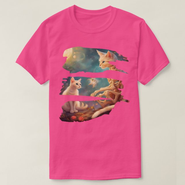 Camiseta Skeleton Y Cat Mejores Amigos Gatitos Graciosos Ga (Diseño del anverso)