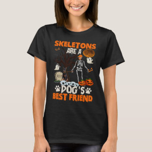 Camiseta Skeletons Dobermann es amigo de divertidos Cos de