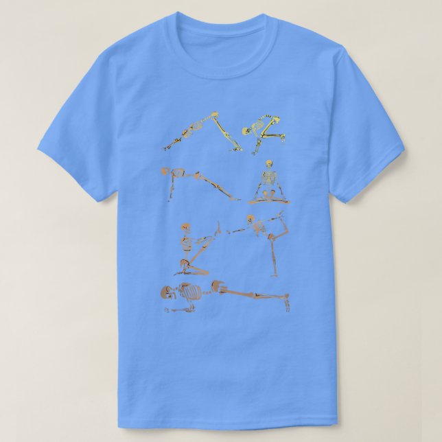 Camiseta skeletons Estatua de las garras de huesos Hallowee (Diseño del anverso)