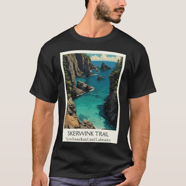 Camiseta Skerwinkrail Newfoundlandrinity Bay Coastal Hike A (Anverso)