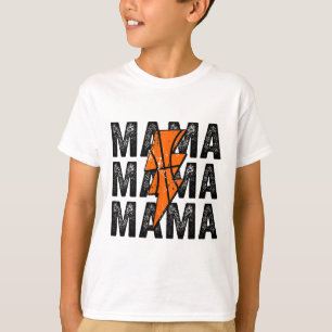 Camiseta Sketll Mama Angustiada Lightning Bolt Mom