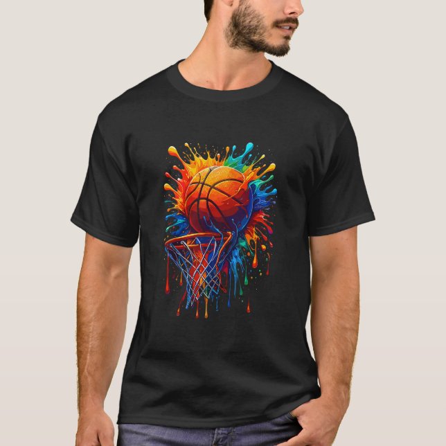 Camiseta Sketller Aro Splash Colorido Sketll  (Anverso)