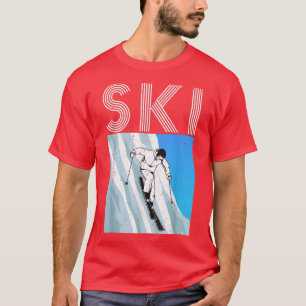 Camiseta SKI Alpine Downhill Skiing Snow Trendy 