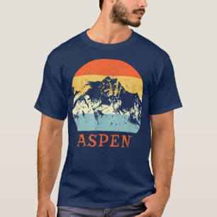 Camiseta Ski Aspen, Colorado Vintage Retro Ski Ski Vacation
