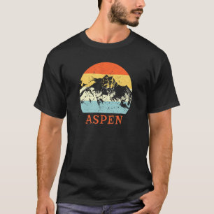 Camiseta Ski Aspen Colorado Vintage Retro Ski Ski Vacation